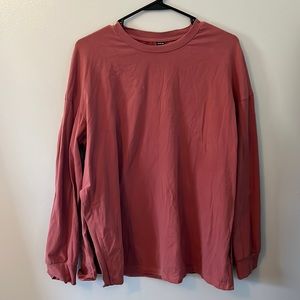 Maternity long sleeve shirt - large - pink